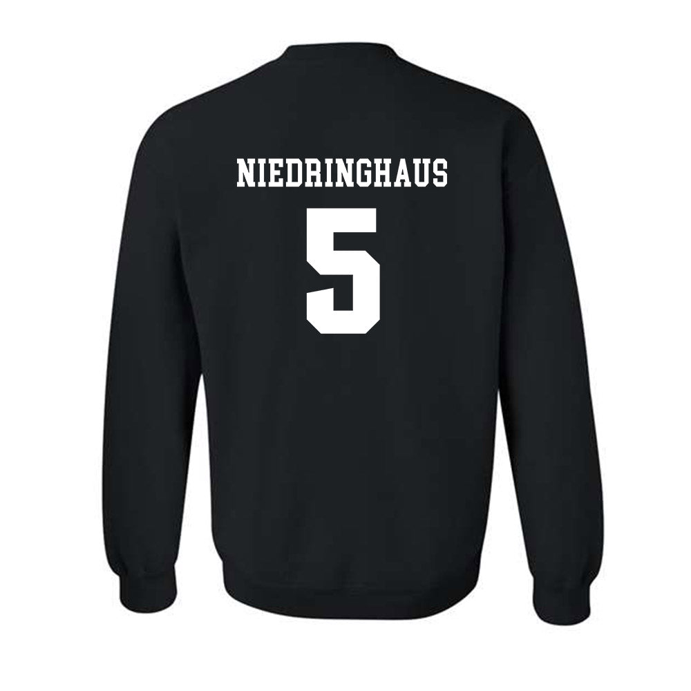 UMass - NCAA Baseball : Jack Niedringhaus - Classic Shersey Crewneck Sweatshirt-1