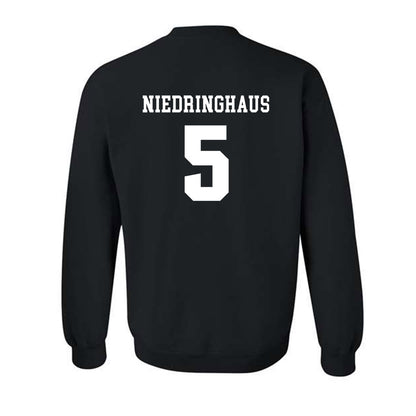 UMass - NCAA Baseball : Jack Niedringhaus - Classic Shersey Crewneck Sweatshirt-1