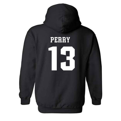 UMass - NCAA Football : Willl Perry - Classic Shersey Hooded Sweatshirt-1