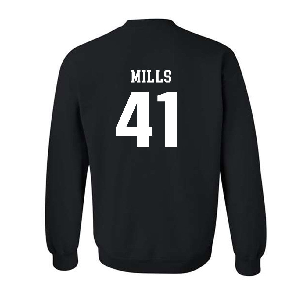 UMass - NCAA Football : Grant Mills - Classic Shersey Crewneck Sweatshirt-1