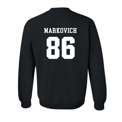 UMass - NCAA Football : Jax Markovich - Classic Shersey Crewneck Sweatshirt-1