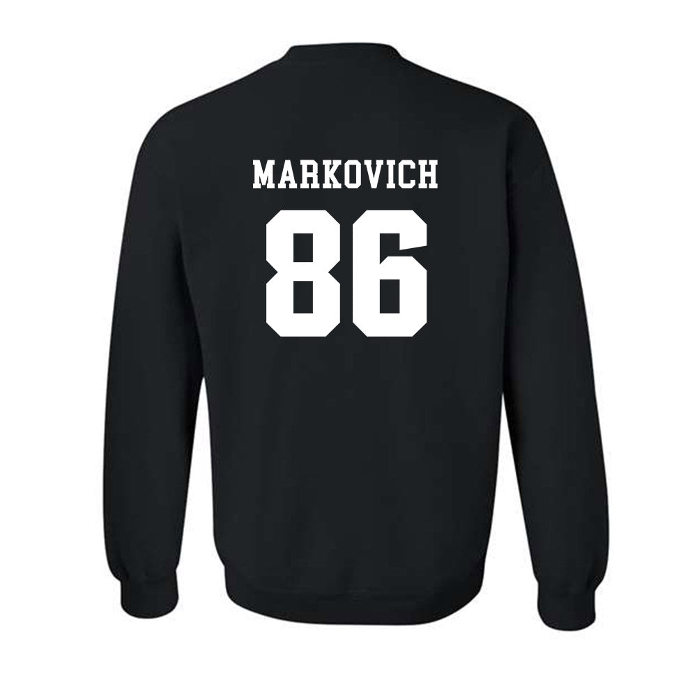 UMass - NCAA Football : Jax Markovich - Classic Shersey Crewneck Sweatshirt-1