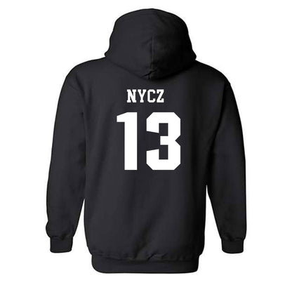 UMass - NCAA Men's Ice Hockey : Landon Nycz - Classic Shersey Hooded Sweatshirt-1
