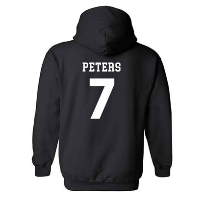 UMass - NCAA Men's Lacrosse : Jack Peters - Classic Shersey Hooded Sweatshirt-1