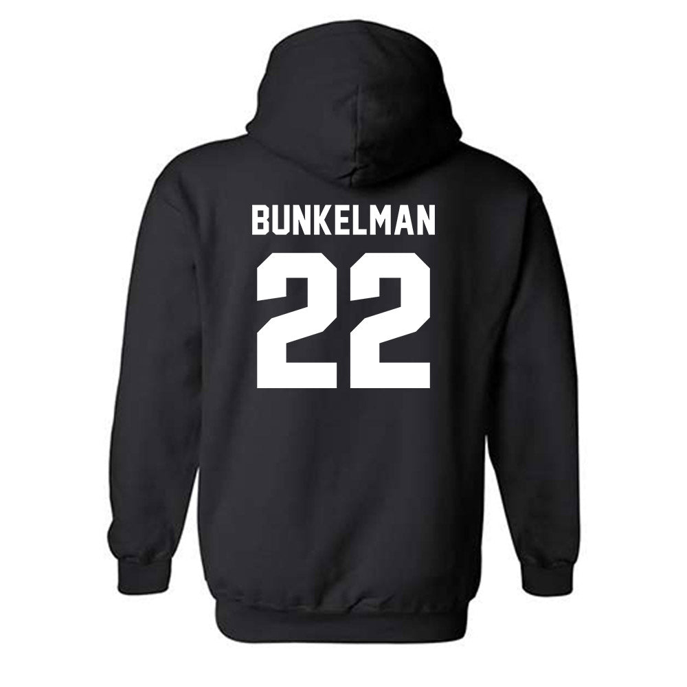 Drake - NCAA Football : Derrick Bunkelman - Classic Shersey Hooded Sweatshirt-1