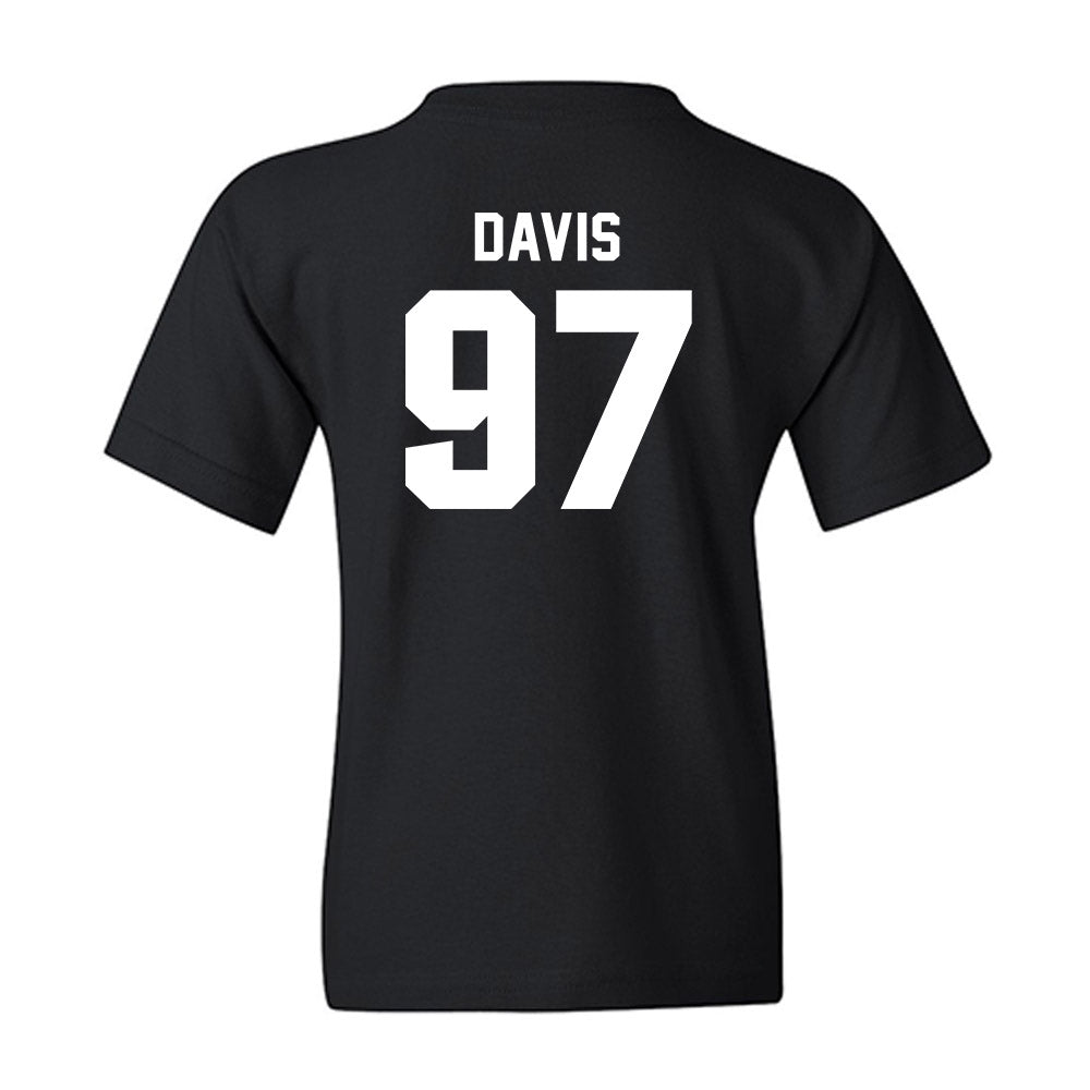 Drake - NCAA Football : Devyn Davis - Classic Shersey Youth T-Shirt-1