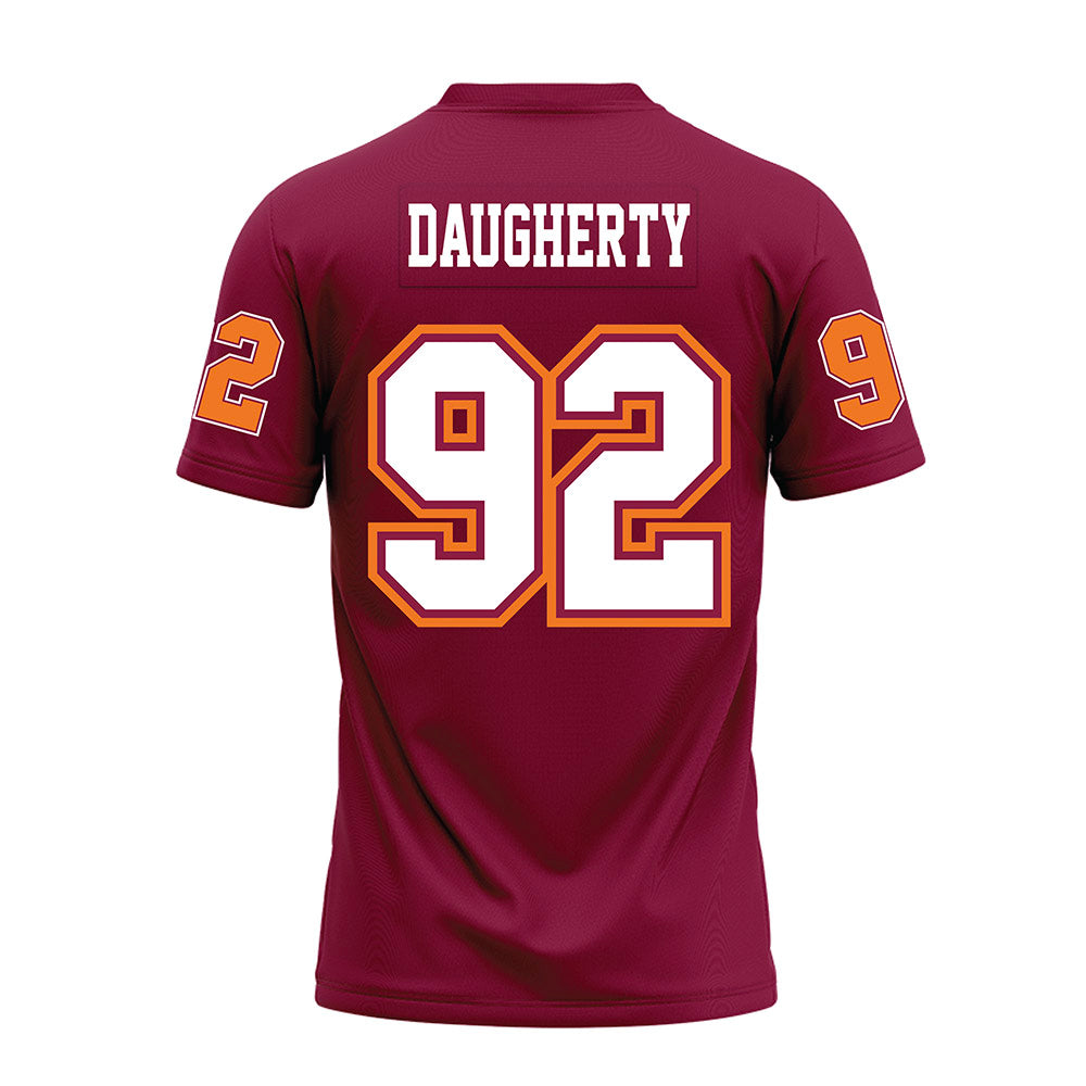Virginia Tech - NCAA Football : Aiden Daugherty - Maroon Premium Football Jersey-1