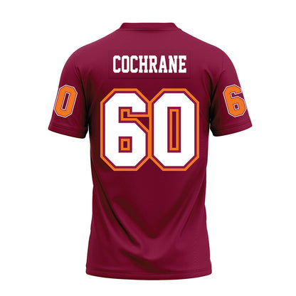 Virginia Tech - NCAA Football : Maddox Cochrane - Maroon Premium Football Jersey-1