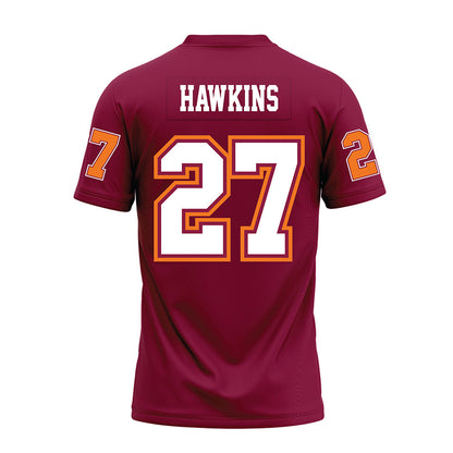 Virginia Tech - NCAA Football : Marcellous Hawkins - Maroon Premium Football Jersey-1
