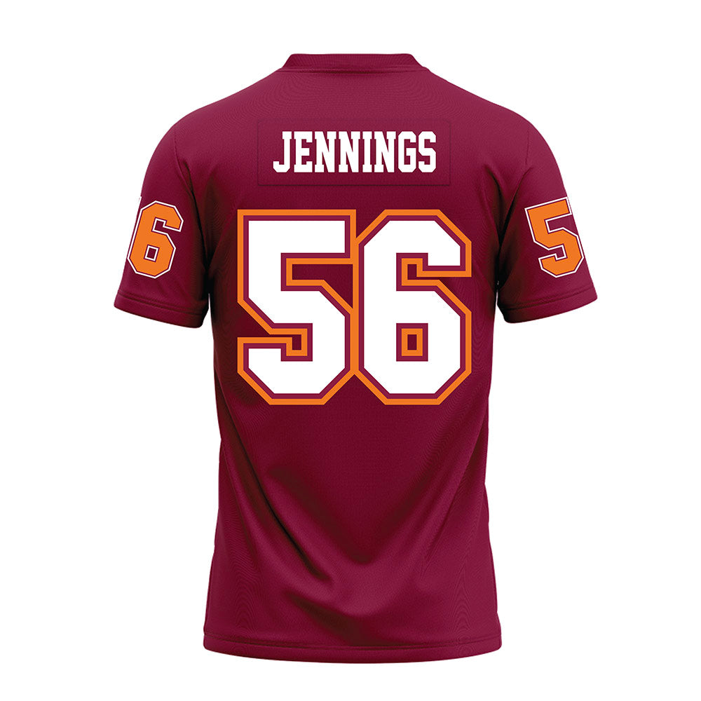 Virginia Tech - NCAA Football : Daniel Jennings - Maroon Premium Football Jersey-1