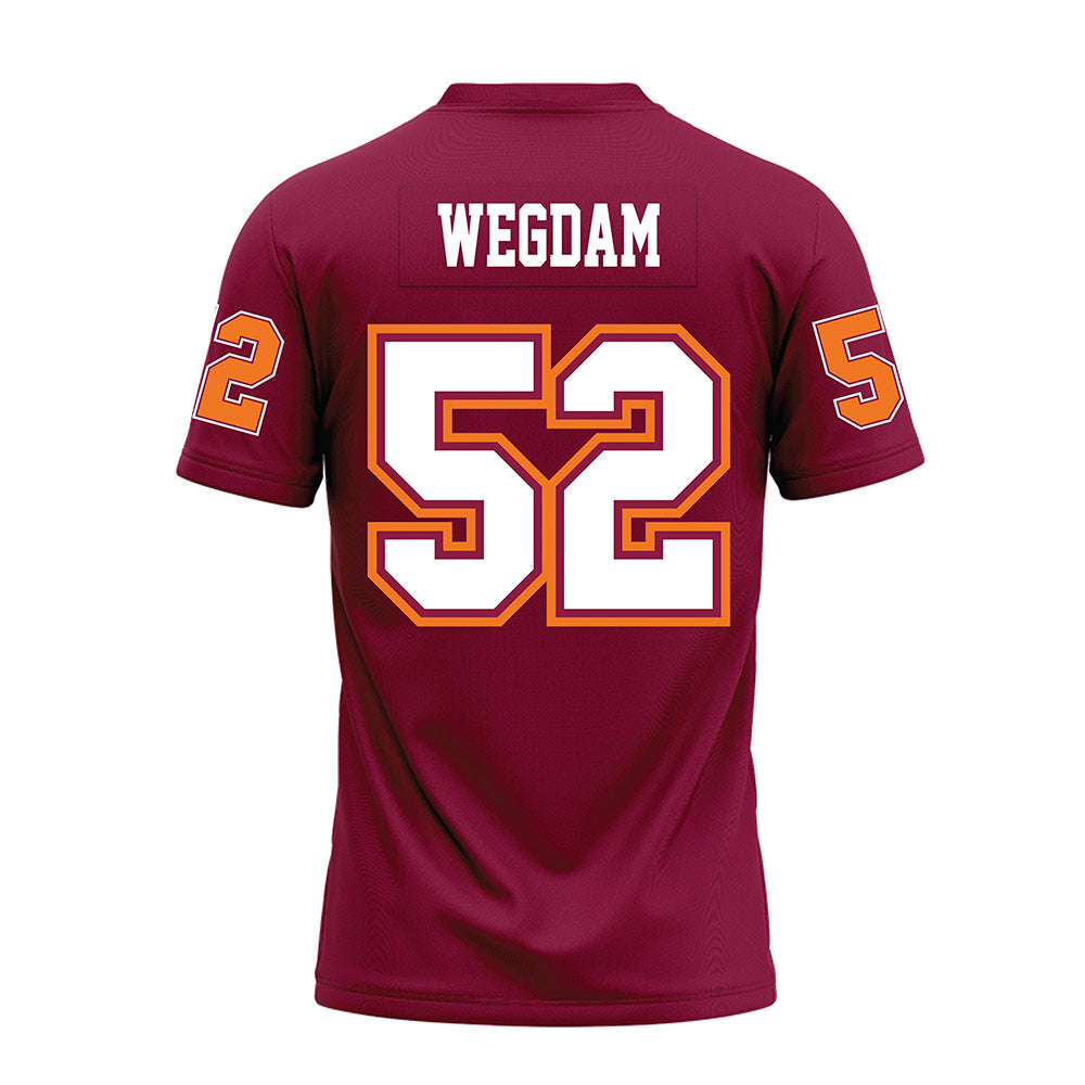 Virginia Tech - NCAA Football : Buddy Wegdam - Maroon Premium Football Jersey-1