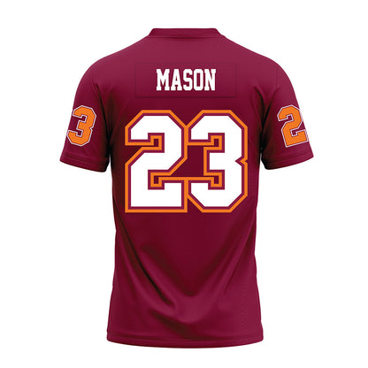Virginia Tech - NCAA Football : Tyler Mason - Maroon Premium Football Jersey-1