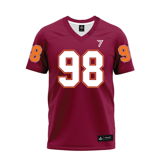 Virginia Tech - NCAA Football : Will Love - Maroon Premium Football Jersey-0