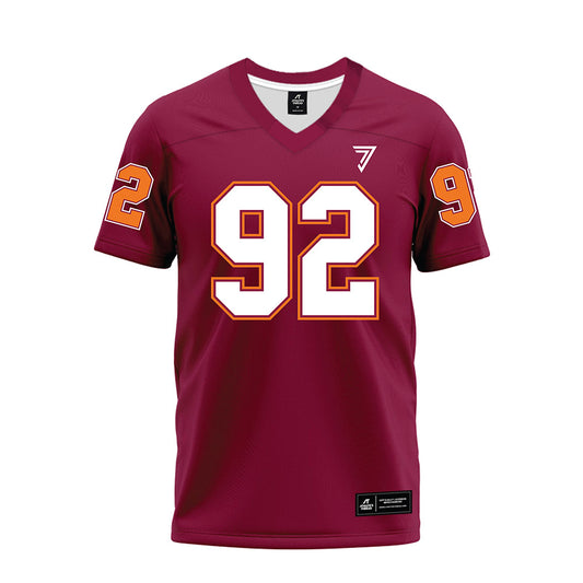 Virginia Tech - NCAA Football : Aiden Daugherty - Maroon Premium Football Jersey-0