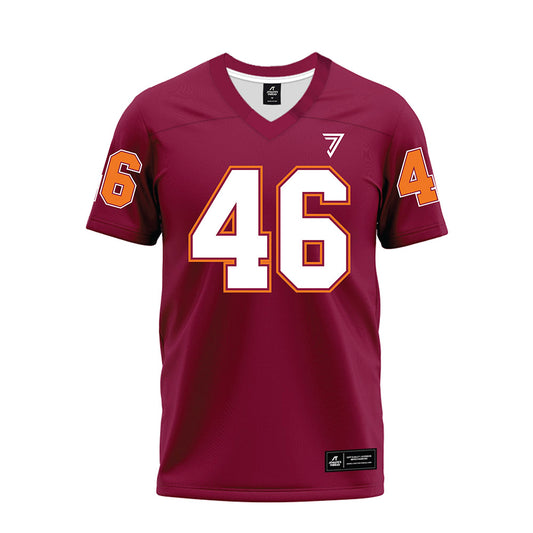 Virginia Tech - NCAA Football : Darius Taylor - Maroon Premium Football Jersey-0