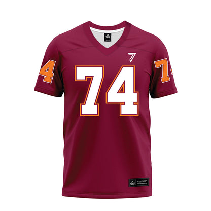 Virginia Tech - NCAA Football : Marlen Bright - Maroon Premium Football Jersey-0