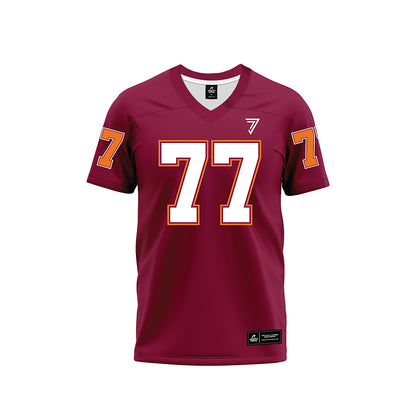Virginia Tech - NCAA Football : Brody Meadows - Maroon Premium Football Jersey-0