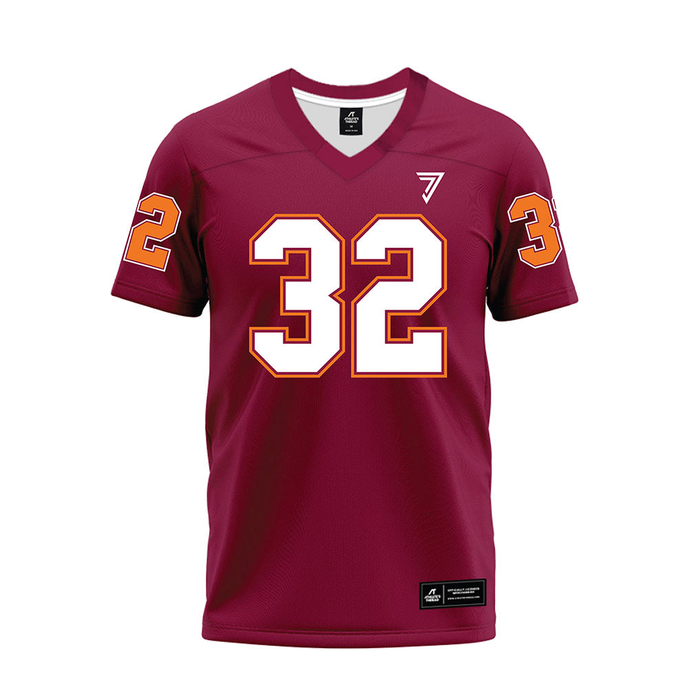 Virginia Tech - NCAA Football : Deric Dandy - Maroon Premium Football Jersey-0