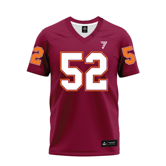 Virginia Tech - NCAA Football : Sherrod Henderson - Maroon Premium Football Jersey-0