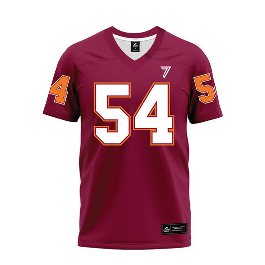 Virginia Tech - NCAA Football : Grant Karczewski - Maroon Premium Football Jersey-0