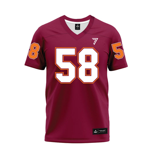 Virginia Tech - NCAA Football : Roseby Lubintus - Maroon Premium Football Jersey-0