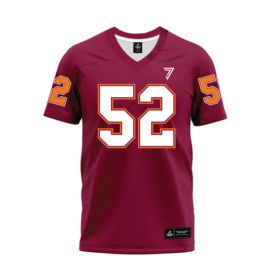 Virginia Tech - NCAA Football : Buddy Wegdam - Maroon Premium Football Jersey-0