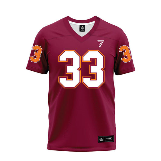 Virginia Tech - NCAA Football : Keon Wylie - Maroon Premium Football Jersey-0