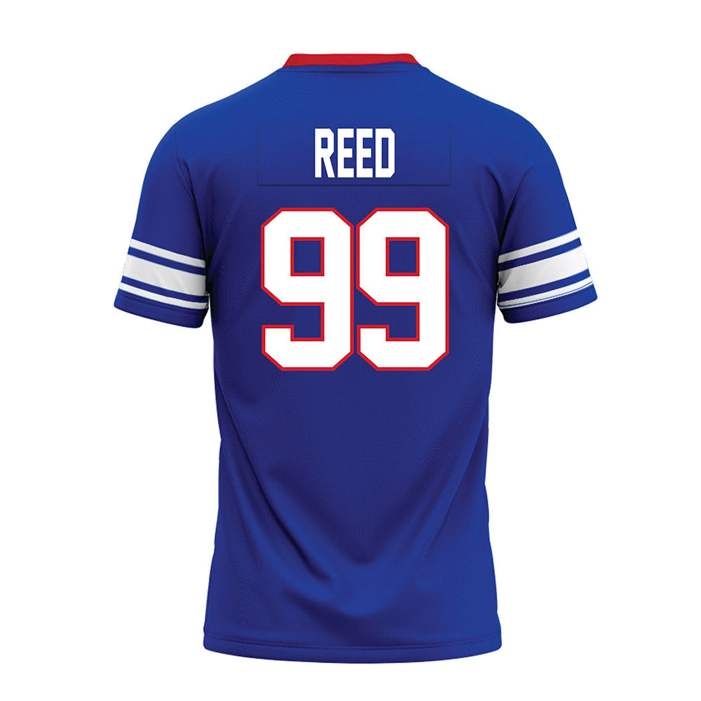 SMU - NCAA Football : Nick Reed - Premium Football Jersey-1