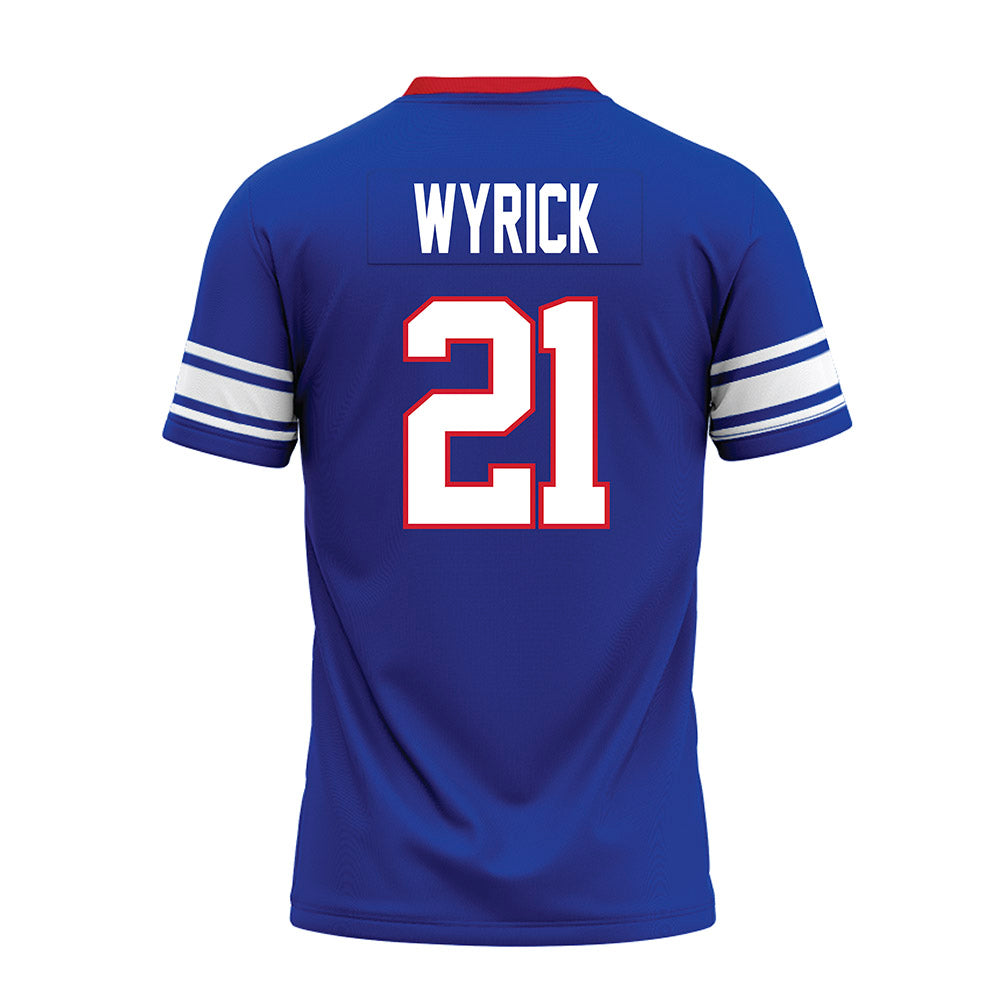 SMU - NCAA Football : Jimmy Wyrick - Premium Football Jersey-1