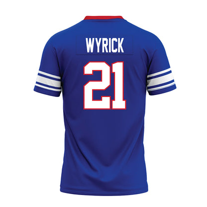 SMU - NCAA Football : Jimmy Wyrick - Premium Football Jersey-1