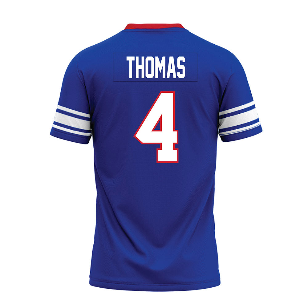 SMU - NCAA Football : Jayvon Thomas - Premium Football Jersey-1