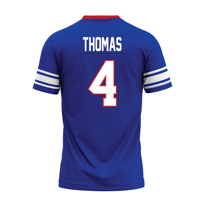 SMU - NCAA Football : Jayvon Thomas - Premium Football Jersey-1