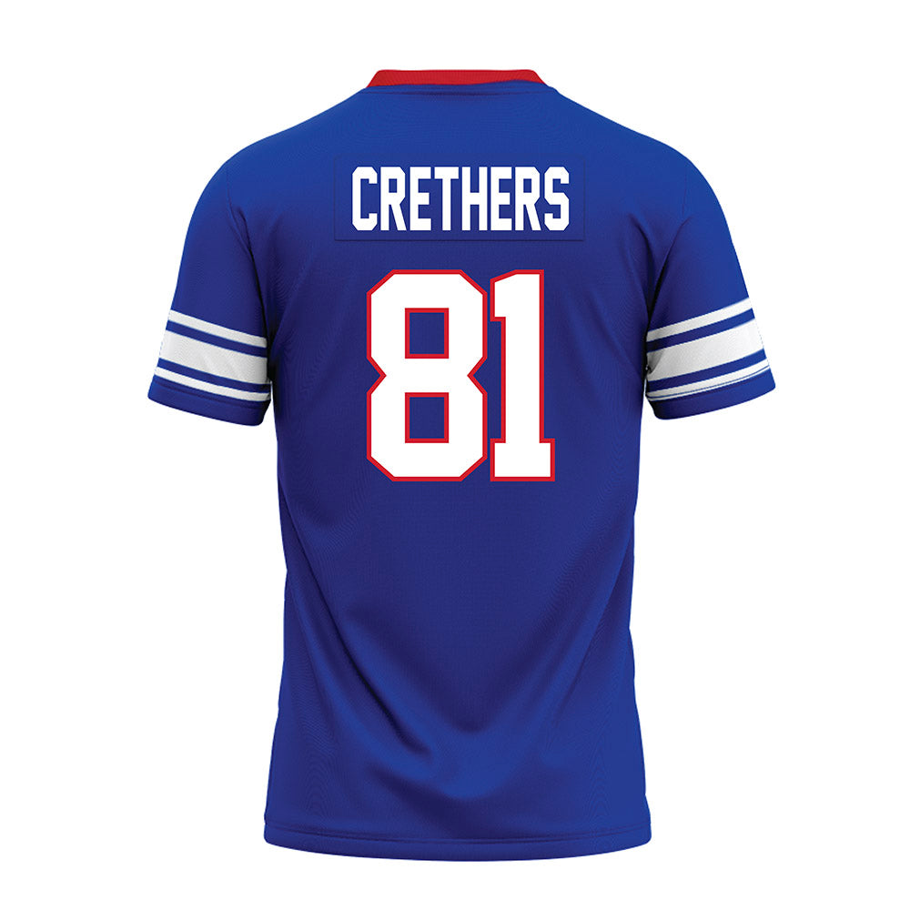 SMU - NCAA Football : Ty Crethers - Premium Football Jersey-1