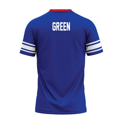 SMU - NCAA Football : Dramekco Green - Premium Football Jersey-1