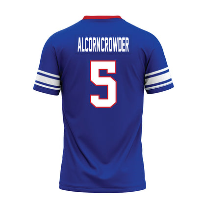 SMU - NCAA Football : Malcolm Alcorn-Crowder - Premium Football Jersey-1