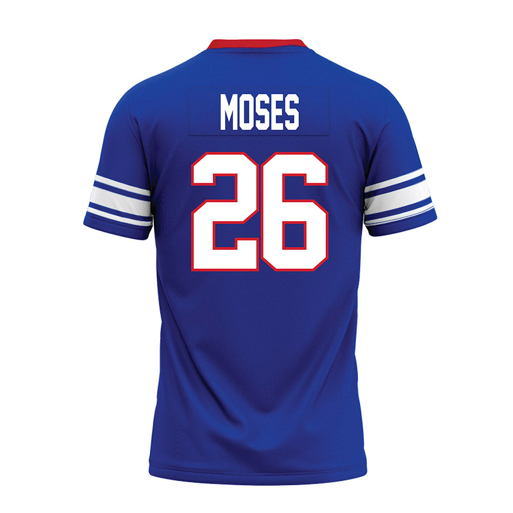 SMU - NCAA Football : Jaylen Moses - Premium Football Jersey-1