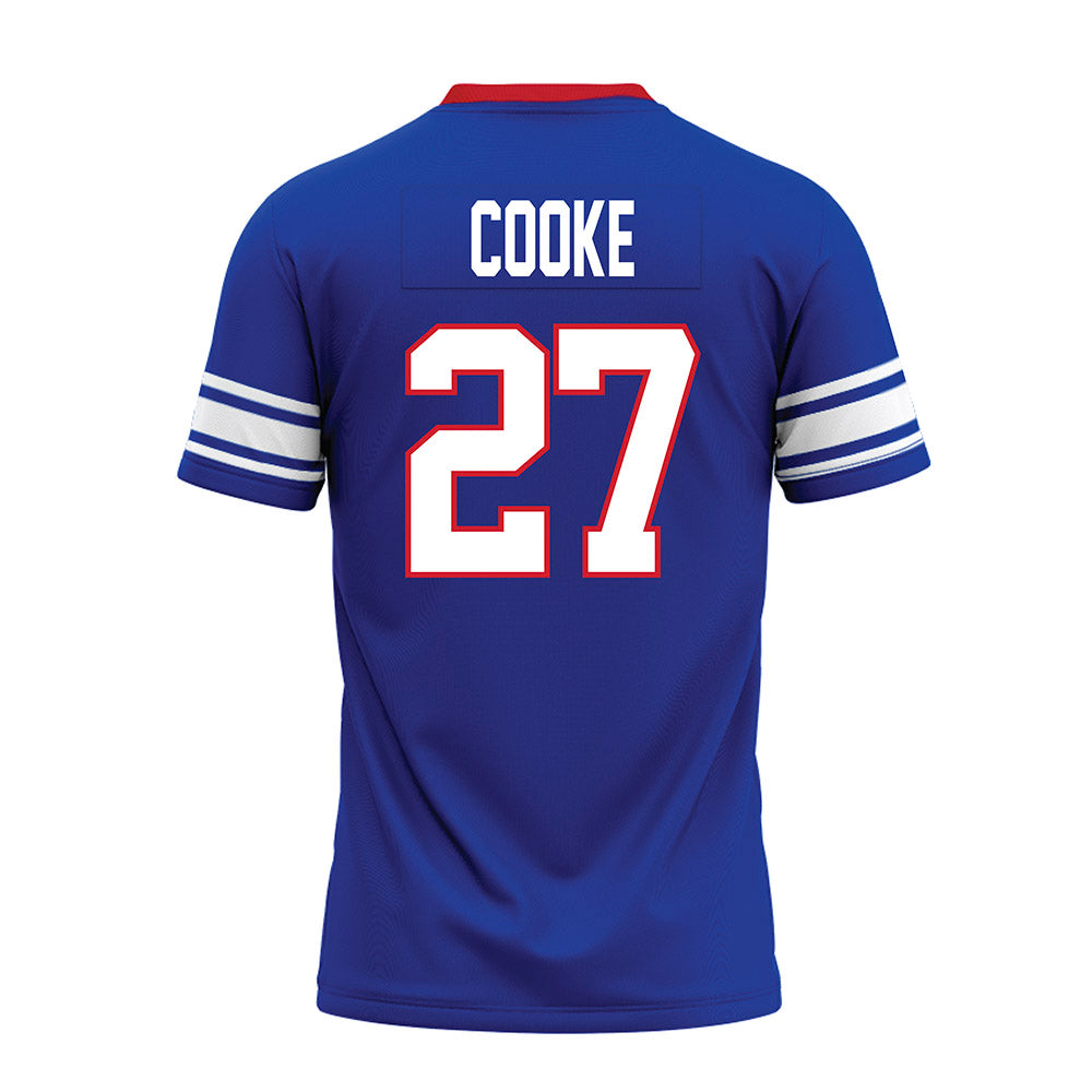 SMU - NCAA Football : Siler Cooke - Premium Football Jersey-1
