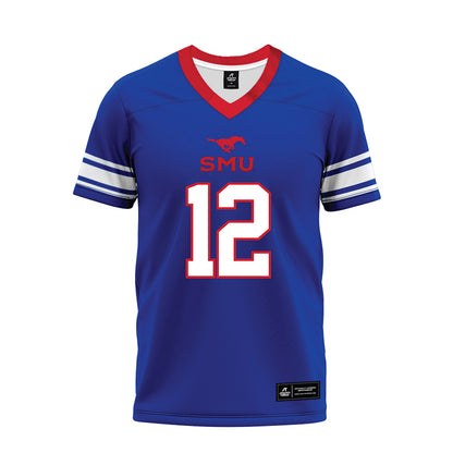 SMU - NCAA Football : Cole Leinart - Premium Football Jersey-0