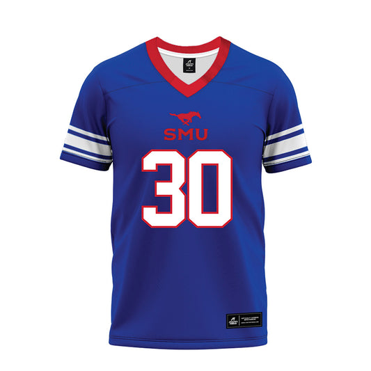 SMU - NCAA Football : Kenneth Goodwin - Premium Football Jersey-0