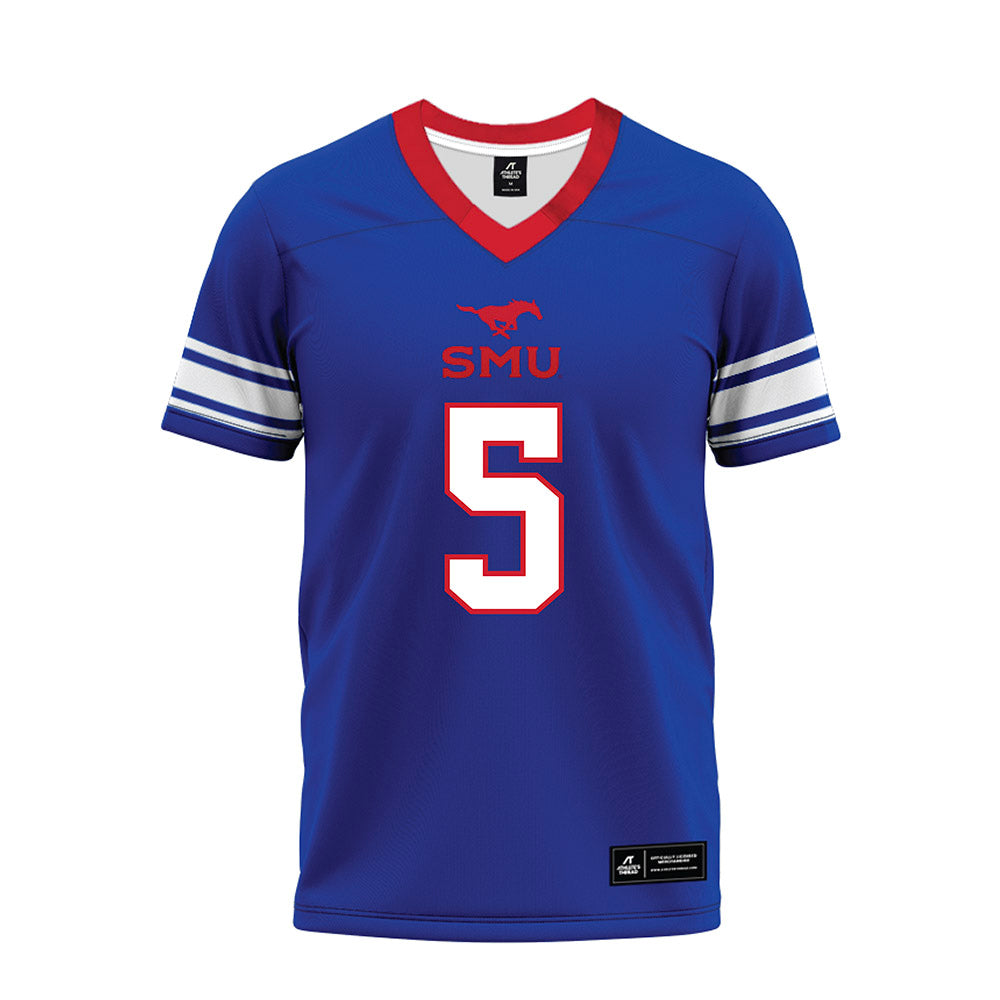 SMU - NCAA Football : Malcolm Alcorn-Crowder - Premium Football Jersey-0