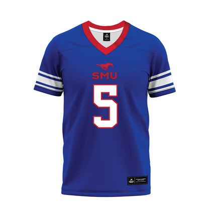 SMU - NCAA Football : Malcolm Alcorn-Crowder - Premium Football Jersey-0