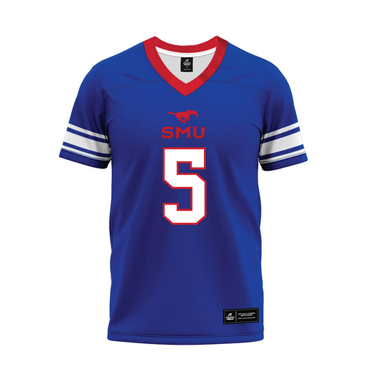 SMU - NCAA Football : Malcolm Alcorn-Crowder - Premium Football Jersey-0
