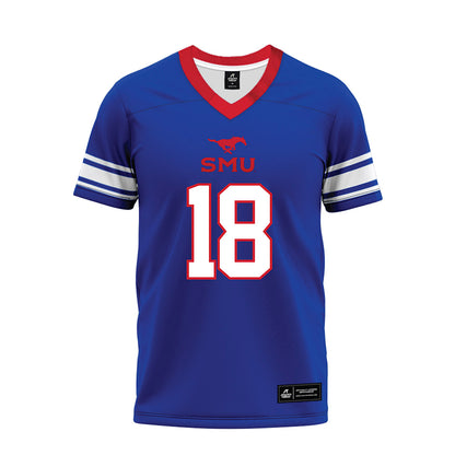 SMU - NCAA Football : KD Dotson - Premium Football Jersey-0