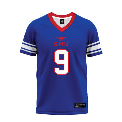 SMU - NCAA Football : Zachery Turner - Premium Football Jersey-0