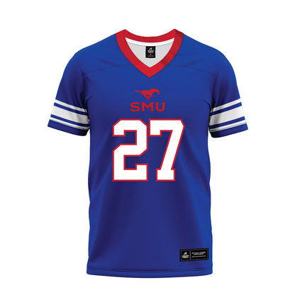 SMU - NCAA Football : Siler Cooke - Premium Football Jersey-0