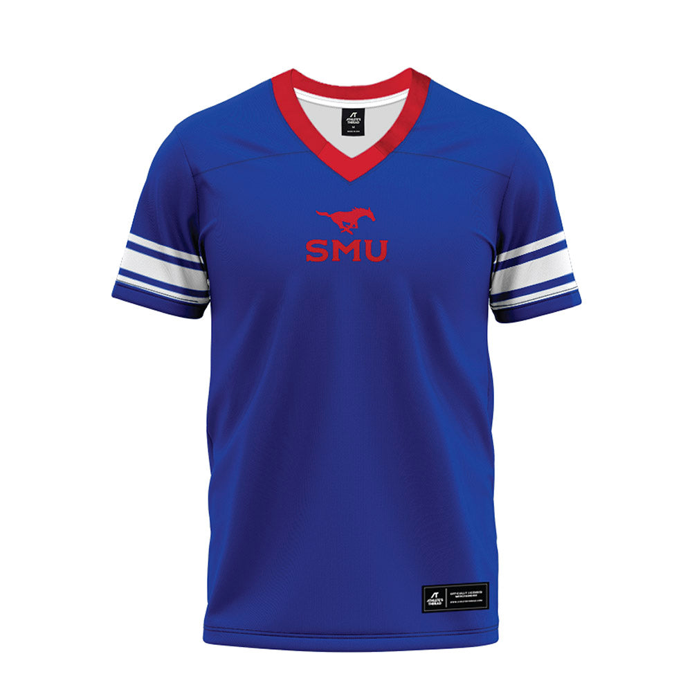 SMU - NCAA Football : Dramekco Green - Premium Football Jersey-0