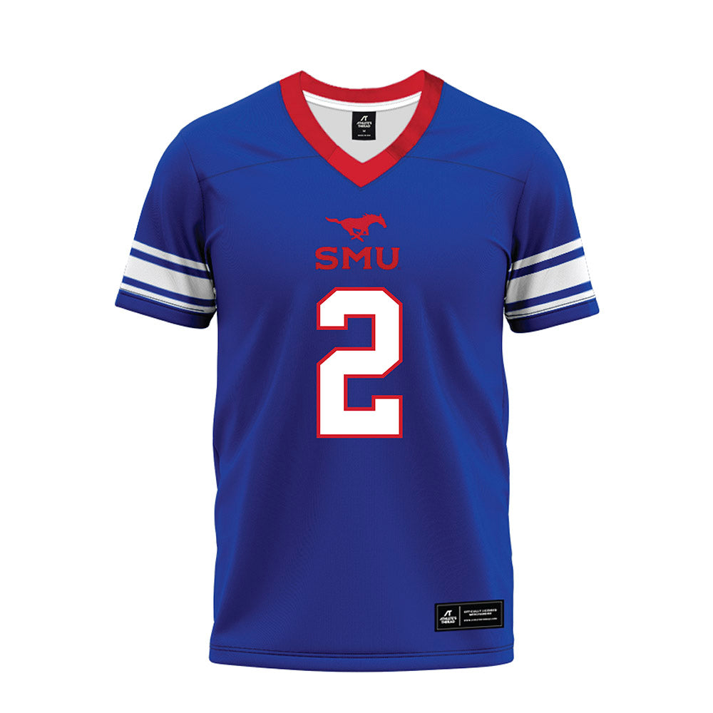 SMU - NCAA Football : Jalen Hale - Premium Football Jersey-0