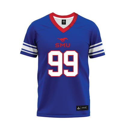 SMU - NCAA Football : Nick Reed - Premium Football Jersey-0