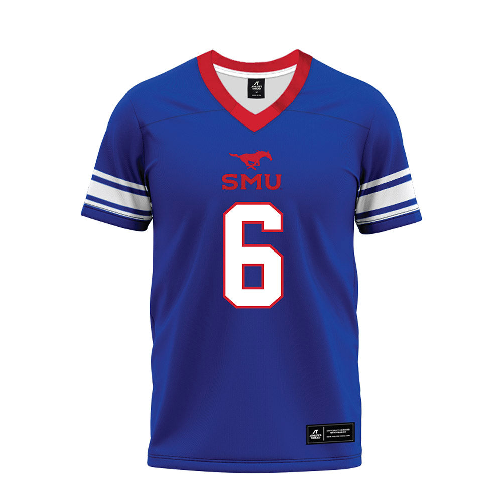 SMU - NCAA Football : Kendrick Raphael - Premium Football Jersey-0