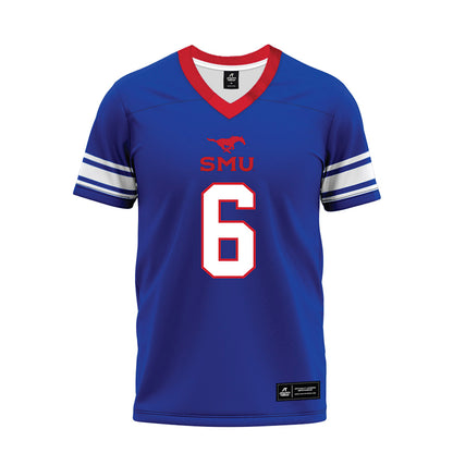 SMU - NCAA Football : Kendrick Raphael - Premium Football Jersey-0